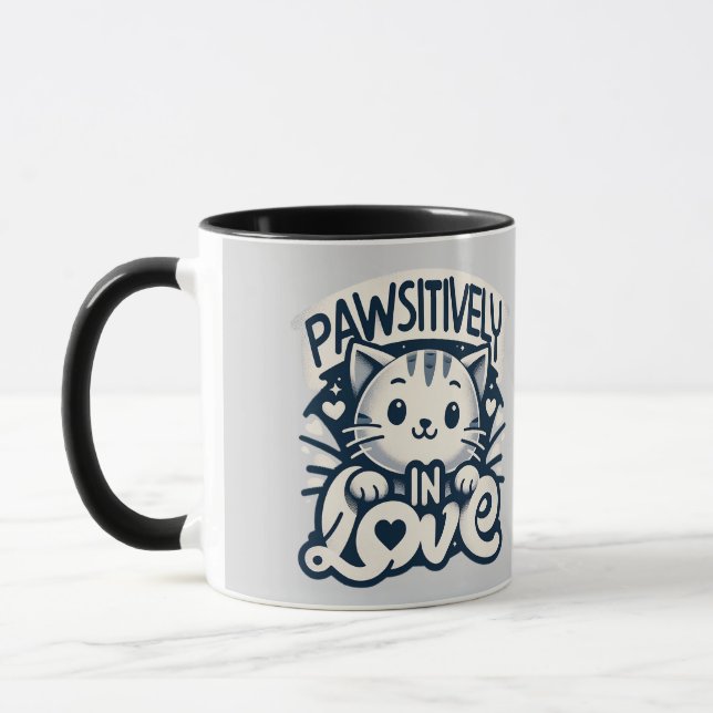 Valentine's Day - Pawistively In Love Mug (Left)