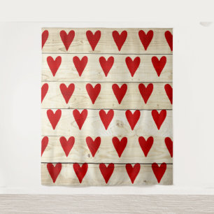 Valentine's Day Photo Background Tapestry