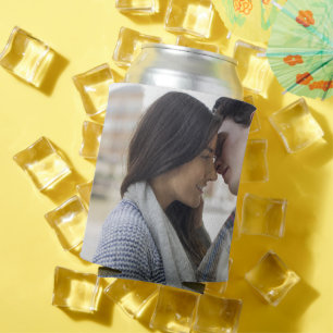 Valentine's Day Photo Can Cooler - Best Boyfriend