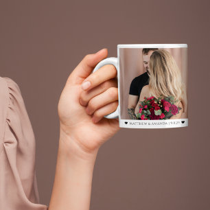 Valentine's Day Photo Couple Romantic Custom Coffee Mug