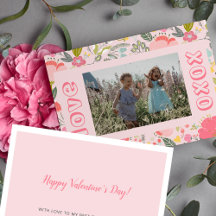 Valentine's Day photo kids best friends cute pink
