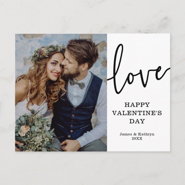 Valentine's Day Photo Postcard (Front)
