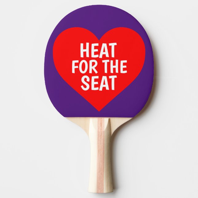VALENTINE'S DAY PING PONG PADDLE FOR WIFE HER (Front)
