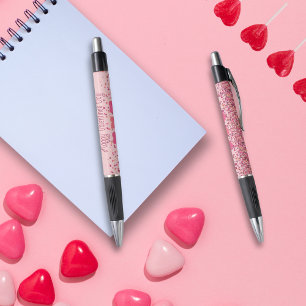 Valentine's Day  Pink Hearts pen