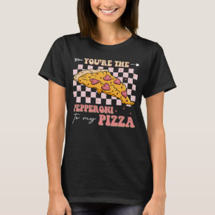 Valentine's Day Pizza Party  Pizza Couple Pizza Ea T-Shirt
