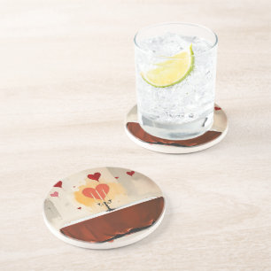 Valentines Day plates Coaster