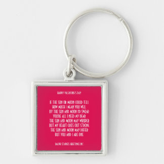 VALENTINE'S DAY POEM KEY RING