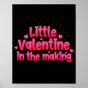 Valentines Day Pregnancy Announcement Little Valen Poster