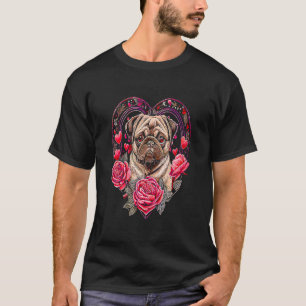 Valentine's day Pug Valentine 9 T-Shirt