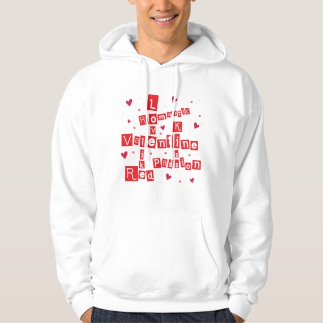 Valentine's Day Puzzle Hoodie (Front)