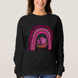 Valentine's Day Rainbow Leopard Sweet Rainbow_3 Sweatshirt
