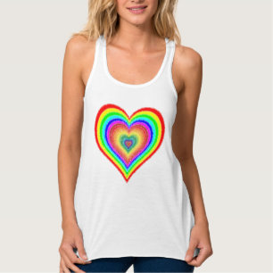 Valentine's Day Rainbow Love Symbol-25543 Singlet