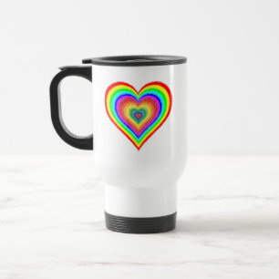 Valentine's Day Rainbow Love Symbol-25543 Travel Mug
