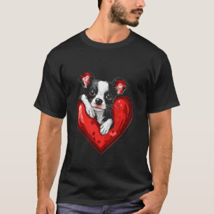 Valentine's Day Rat Terrier Valentine Dog T-Shirt