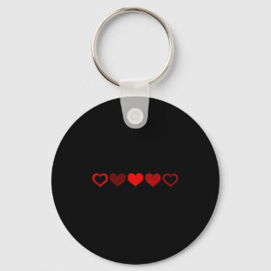 Valentine's Day Red Heart Design For Men, Women &a Key Ring