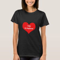 Valentine's Day  Red Heart I Love My BoyfriendGift