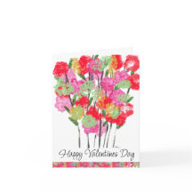 Valentines Day Red Pink Flower Bouquet