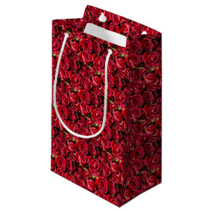 Valentine's Day Red Roses Small Gift Bag