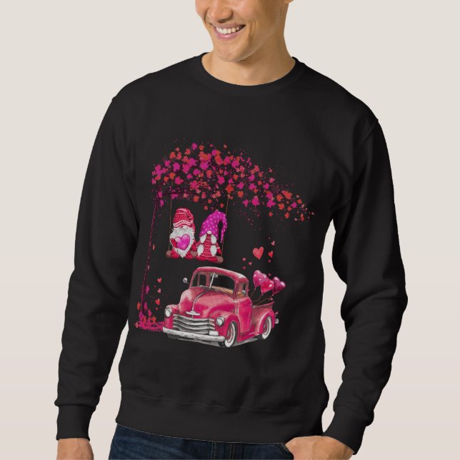Valentine's Day Red Truck Sweatshirt (Front)