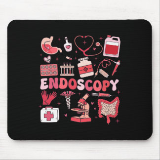Valentine's Day Retro Endo Crew Nurse Endoscopy Gl Mouse Pad