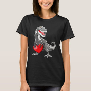 Valentines Day Rex Dinosaur I Steal Hearts T-Shirt