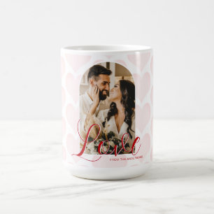 Valentines Day Romantic Arch Custom Photo Coffee Mug