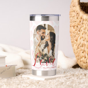 Valentines Day Romantic Arch Custom Photo  Insulated Tumbler