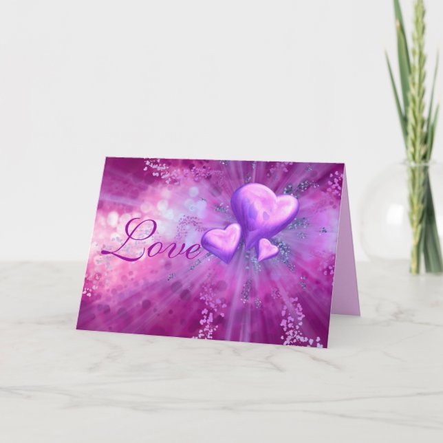 Valentine's Day Romantic Greeting Holiday Card (Front)