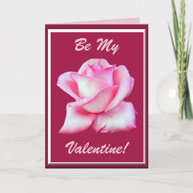 Valentines Day Rose Card (Front)