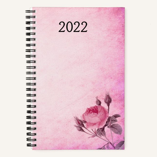 Valentine's day Rose Notebook (Front)