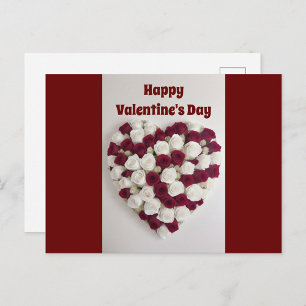 Valentine's Day Roses  Postcard