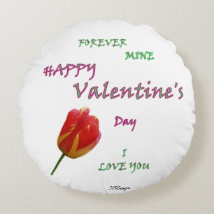 Valentine's day  round cushion