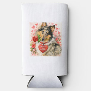 Valentines Day scented candle Seltzer Can Cooler