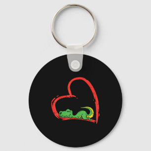 Valentines Day Shirt Funny Heart Trex Sleeng Dinos Key Ring