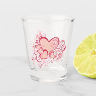 Valentine's Day Shot Glass