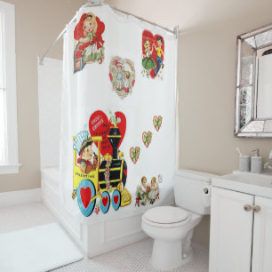 Valentine's Day Shower Curtain