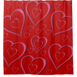 Valentine's Day Shower Curtain