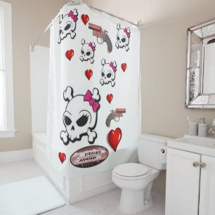 Valentine's Day Shower curtain