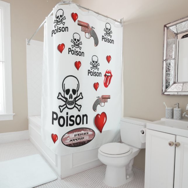 Valentine's Day Shower curtain (In Situ)