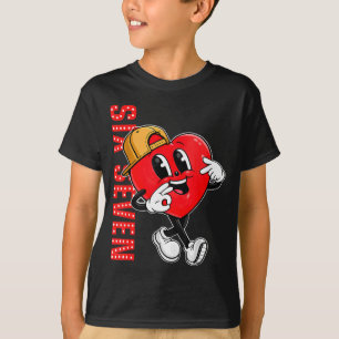 Valentines day six seven 6 7 meme heart meme kids T-Shirt