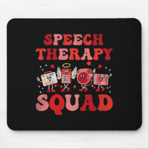Valentines Day Speech Therapy Therapist Slpa Slp V Mouse Pad