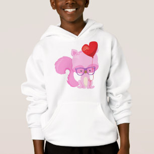 Valentine's Day Squirrel, Pink Squirrel, Glasses