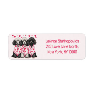Valentines Day Standard Poodle Dogs