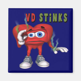 Valentines Day Stinks Magnet