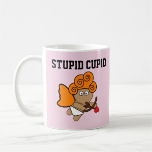 VALENTINE'S DAY STUPID CUPID FUNNY COFFEE MUG