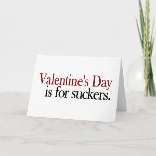Valentine'S Day Sucker Holiday Card