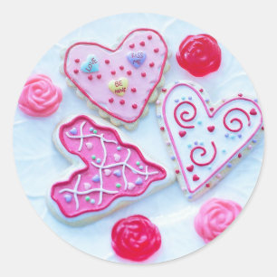 Valentine's Day Sugar Cookie Hearts Stickers