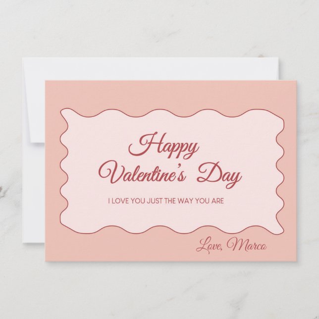 Valentine's Day Sweet Holiday Card (Front)