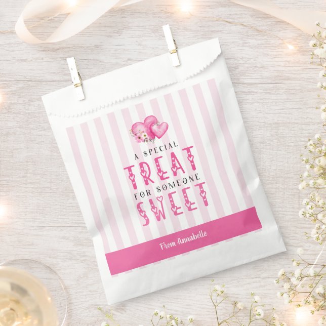 Valentine's Day sweets classroom Favour Bags (Clipped)
