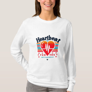 Valentine's day t-shirt    HeartBeat For You   